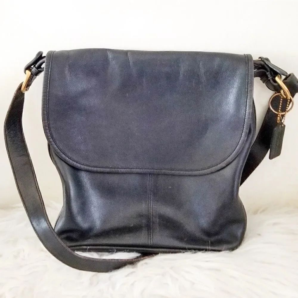 Coach crossbody shoulder multi pocket hand black
